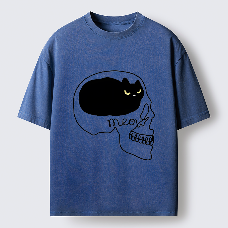 Tokyo-Tiger All I Can Think About Is Cat Washed T-Shirt