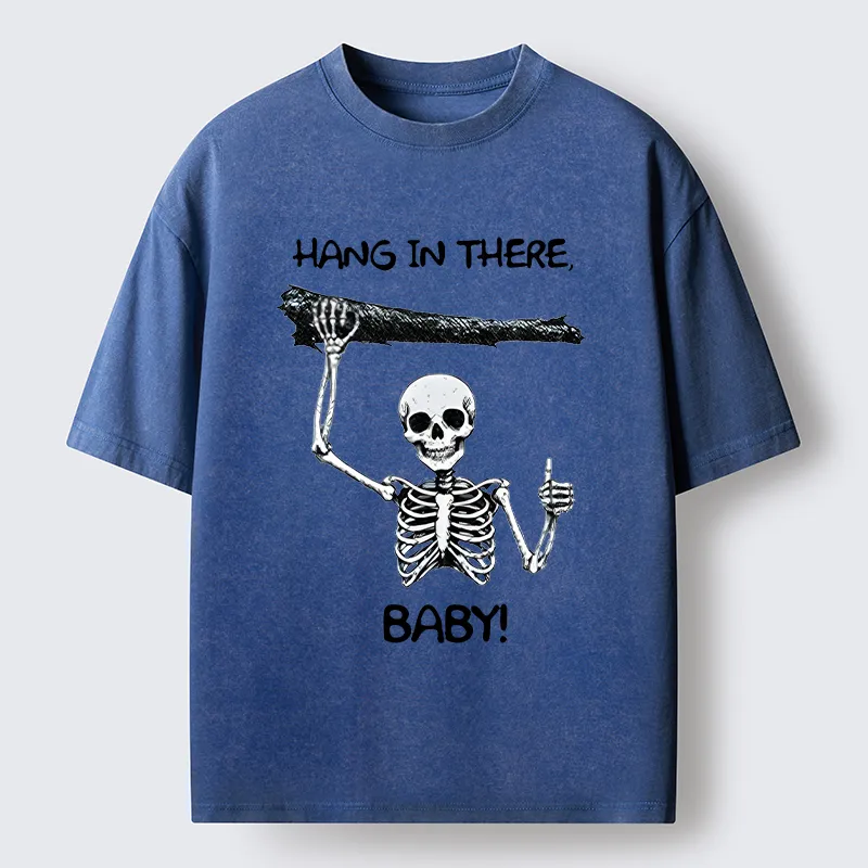 Tokyo-Tiger Hang In There Washed T-Shirt