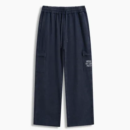 Tokyo-Tiger Self-diagnosed Illness Funny Washed Utility Sweatpants