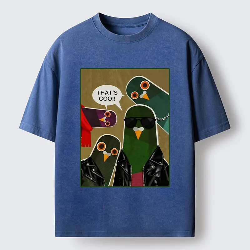 Tokyo-Tiger Cool Pigeon Washed T-Shirt