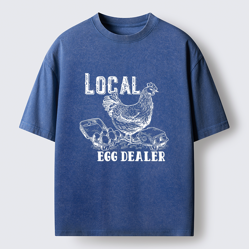 Tokyo-Tiger Easter Egg Supply Washed T-Shirt