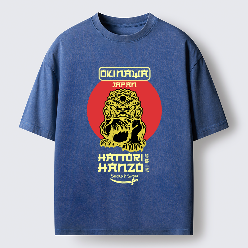 Tokyo-Tiger Hattori Hanzo Sword Washed T-Shirt
