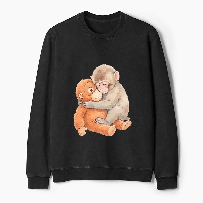 Tokyo-Tiger Poor Punch Washed Terry Sweatshirt Sale