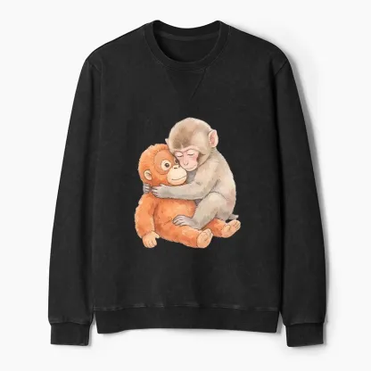 Tokyo-Tiger Poor Punch Washed Terry Sweatshirt