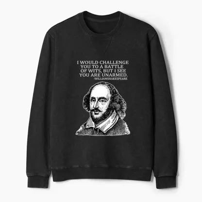 Tokyo-Tiger Your Intelligence Is Inferior To Mine Washed Terry Sweatshirt