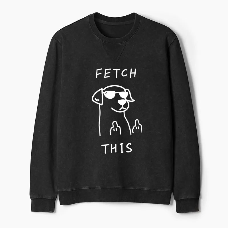 Tokyo-Tiger Rebellious Dog Washed Terry Sweatshirt