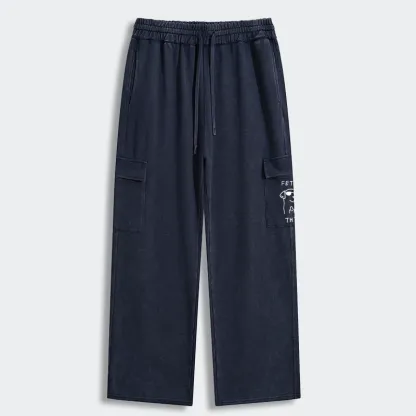 Tokyo-Tiger Rebellious Dog Washed Utility Sweatpants