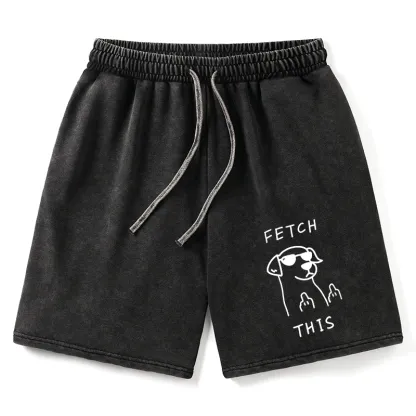 Tokyo-Tiger Rebellious Dog Washed Shorts