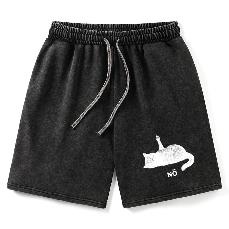Tokyo-Tiger Cat Refused Washed Shorts