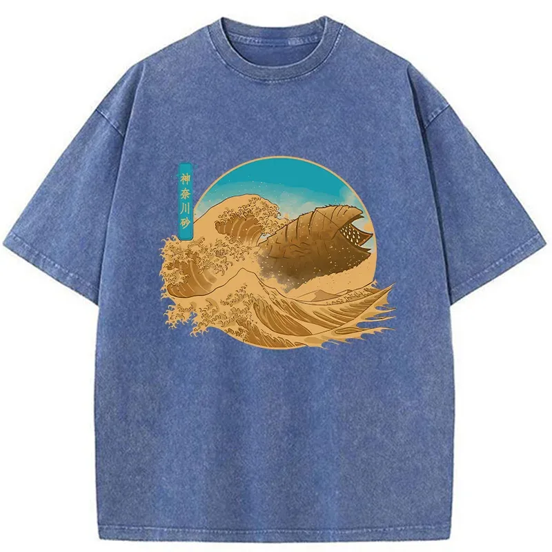 Tokyo-Tiger Desert And Sandworm Washed T-Shirt