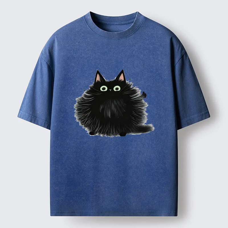 Tokyo-Tiger Cat's Approval Washed T-Shirt