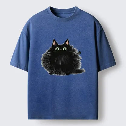 Tokyo-Tiger Cat's Approval Washed T-Shirt