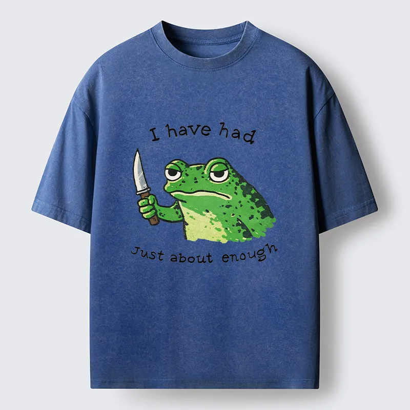 Tokyo-Tiger Impatient Frog Washed T-Shirt