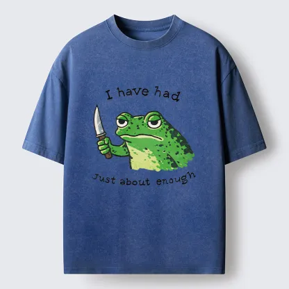 Tokyo-Tiger Impatient Frog Washed T-Shirt