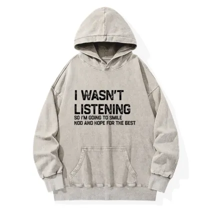 Tokyo-Tiger Indifferent To Everything Washed Hoodie