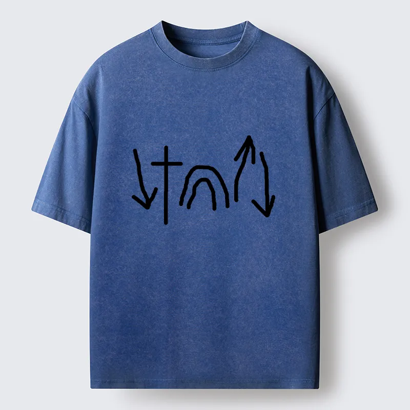 Tokyo-Tiger Minimalist Easter Washed T-Shirt