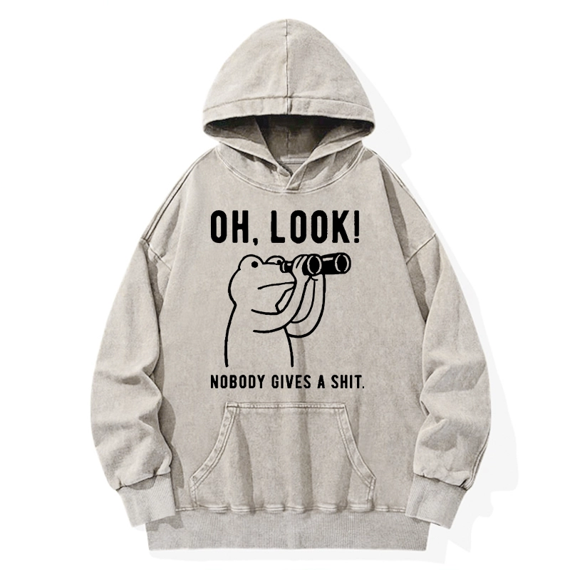 Tokyo-Tiger Frog of Indifference Washed Hoodie