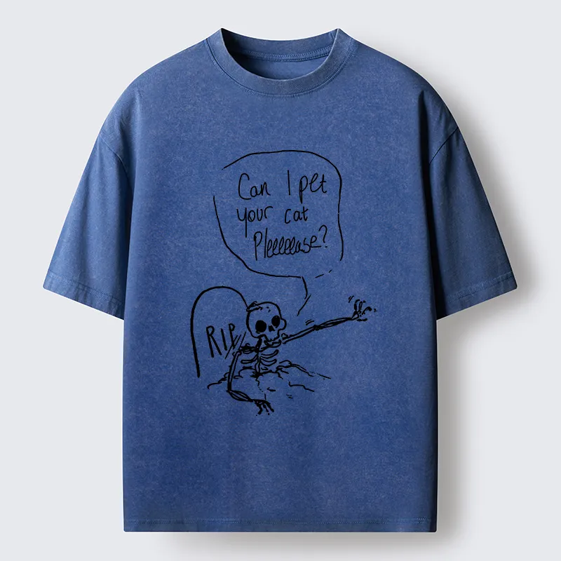 Tokyo-Tiger Last Wishes Funny Washed T-Shirt