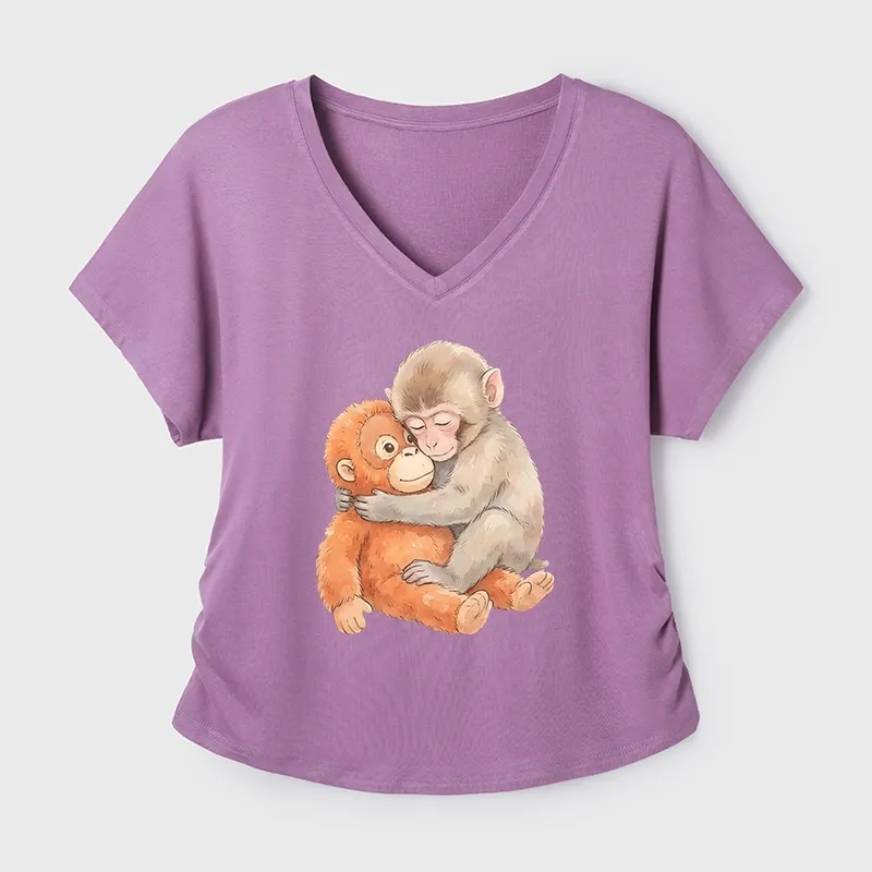 Tokyo-Tiger Poor Punch Modal Dolman Sleeve T-Shirt