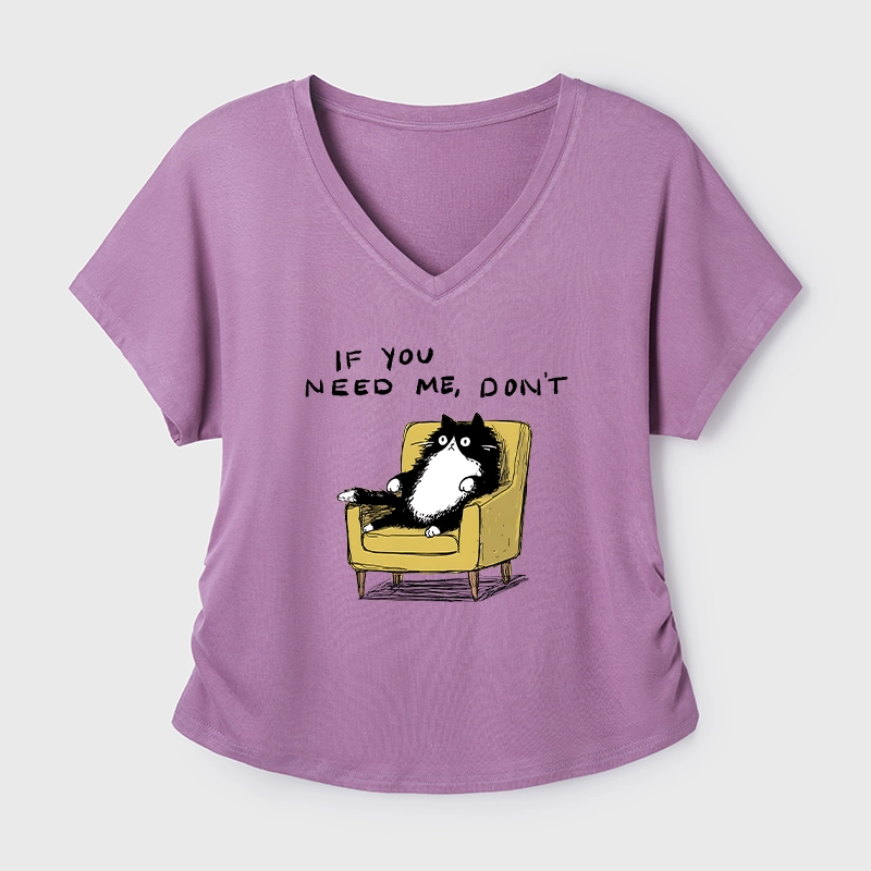 Tokyo-Tiger Unavailable Cat Modal Dolman Sleeve T-Shirt