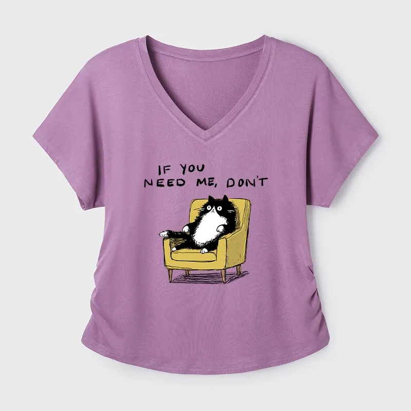 Tokyo-Tiger Unavailable Cat Modal Dolman Sleeve T-Shirt