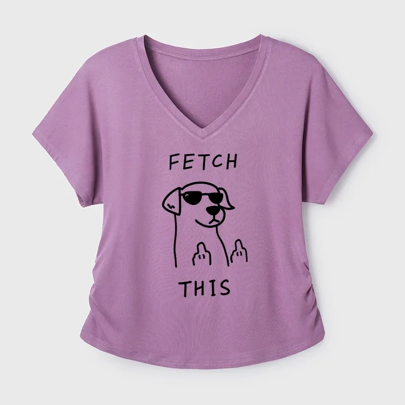 Tokyo-Tiger Rebellious Dog Modal Dolman Sleeve T-Shirt