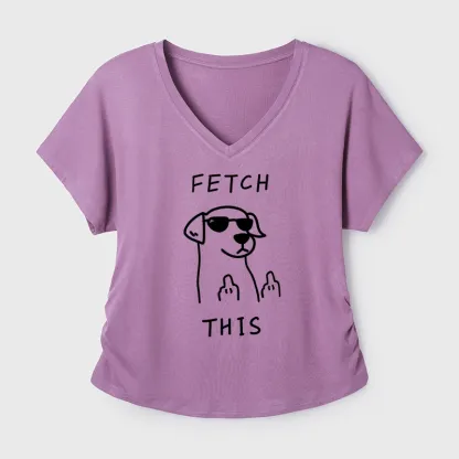 Tokyo-Tiger Rebellious Dog Modal Dolman Sleeve T-Shirt