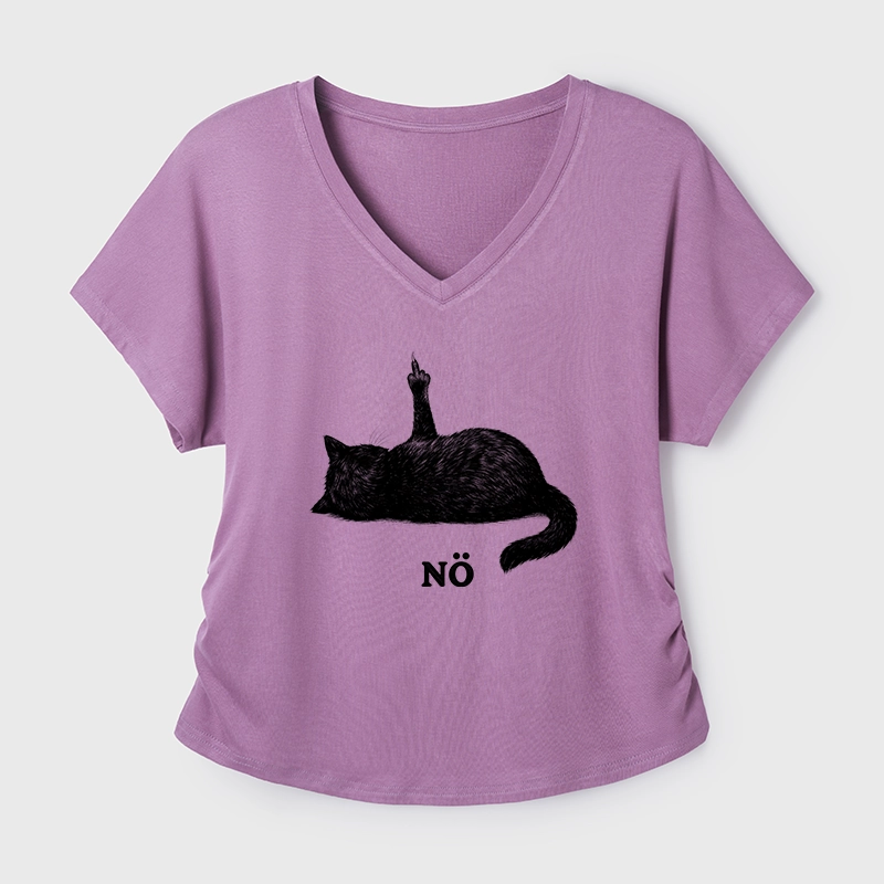 Tokyo-Tiger Cat Refused Modal Dolman Sleeve T-Shirt