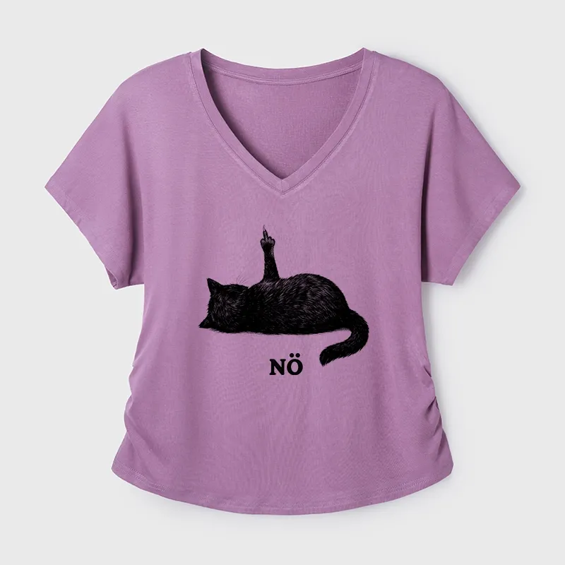 Tokyo-Tiger Cat Refused Modal Dolman Sleeve T-Shirt