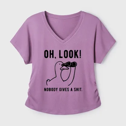 Tokyo-Tiger No One Cares About The Duck Modal Dolman Sleeve T-Shirt