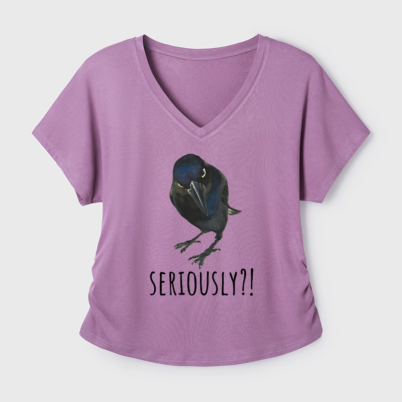 Tokyo-Tiger Raven's Question Modal Dolman Sleeve T-Shirt