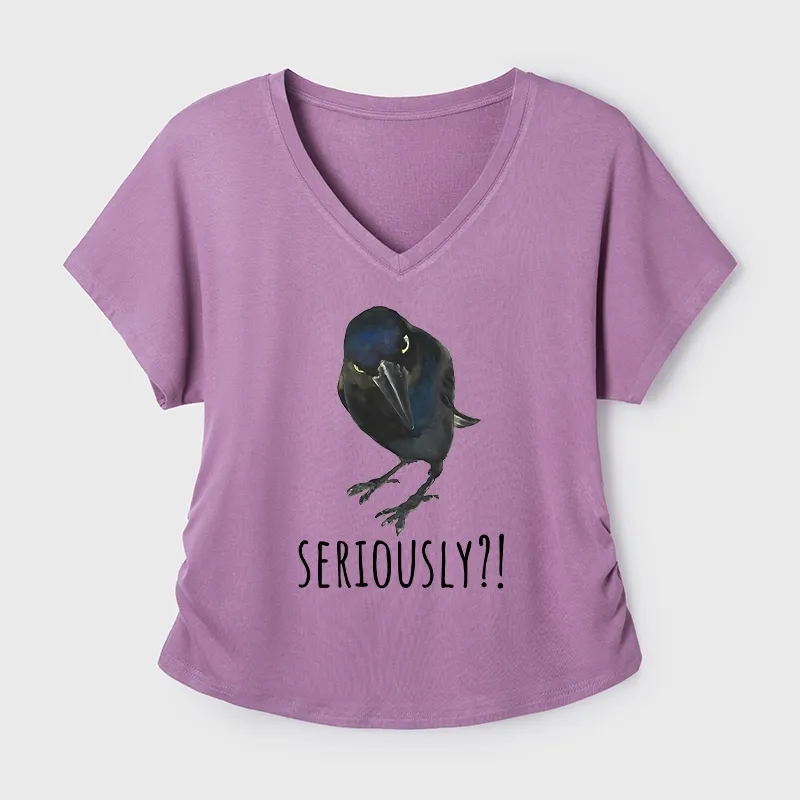 Tokyo-Tiger Raven's Question Modal Dolman Sleeve T-Shirt