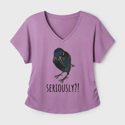 Tokyo-Tiger Raven's Question Modal Dolman Sleeve T-Shirt