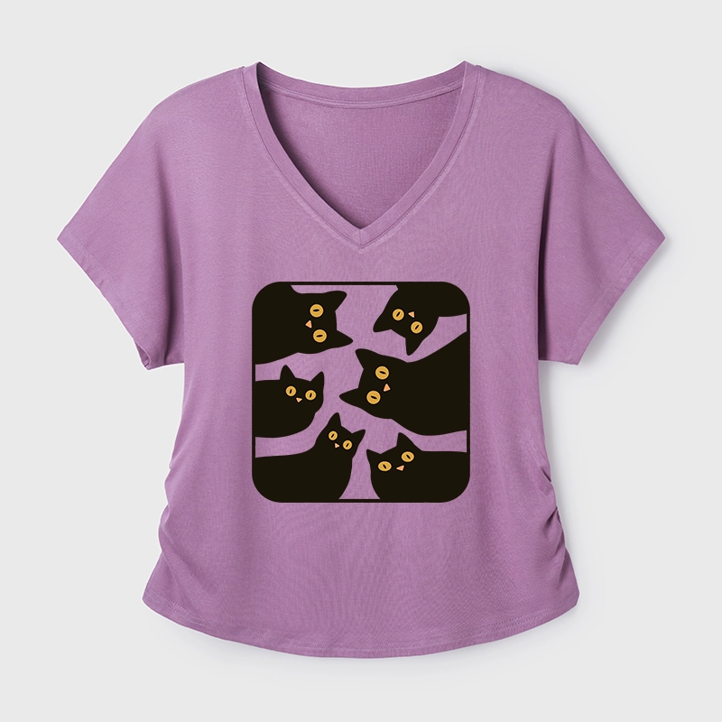 Tokyo-Tiger Cats Are Watching You Modal Dolman Sleeve T-Shirt