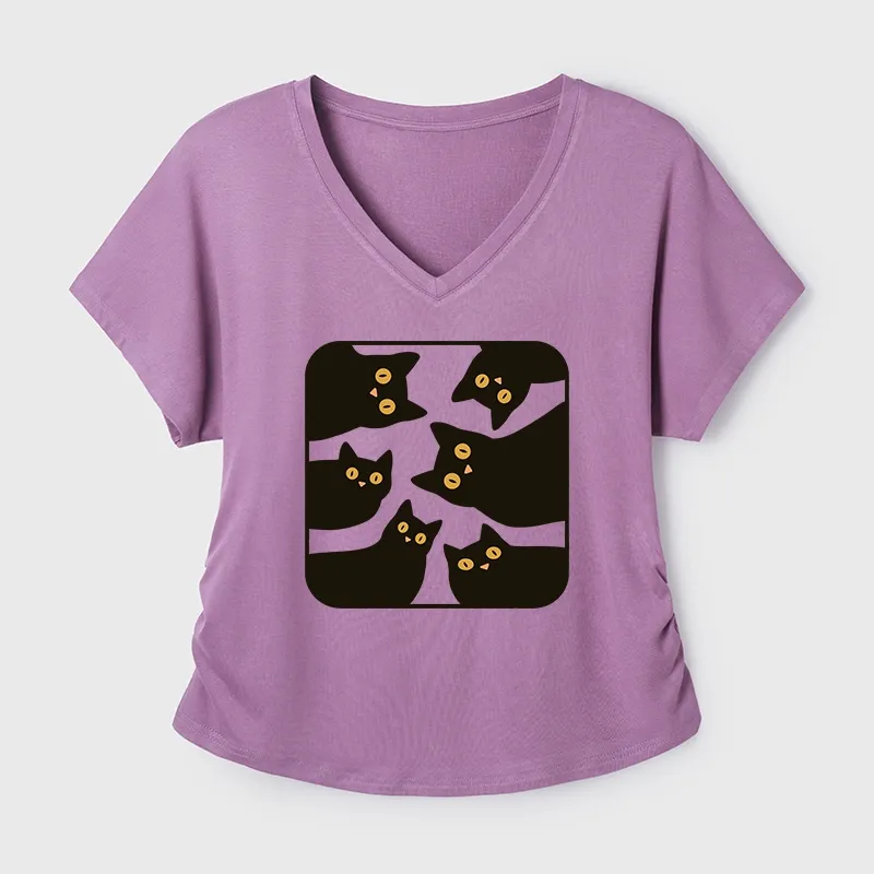 Tokyo-Tiger Cats Are Watching You Modal Dolman Sleeve T-Shirt