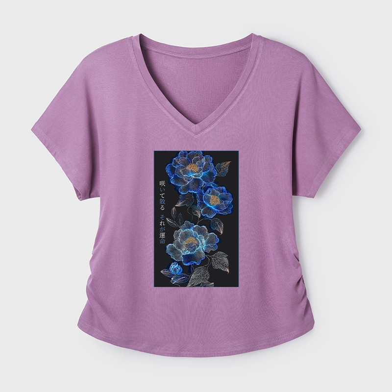 Tokyo-Tiger The Sea Of Flowers In The Darkness Modal Dolman Sleeve T-Shirt