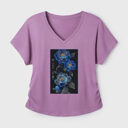 Tokyo-Tiger The Sea Of Flowers In The Darkness Modal Dolman Sleeve T-Shirt