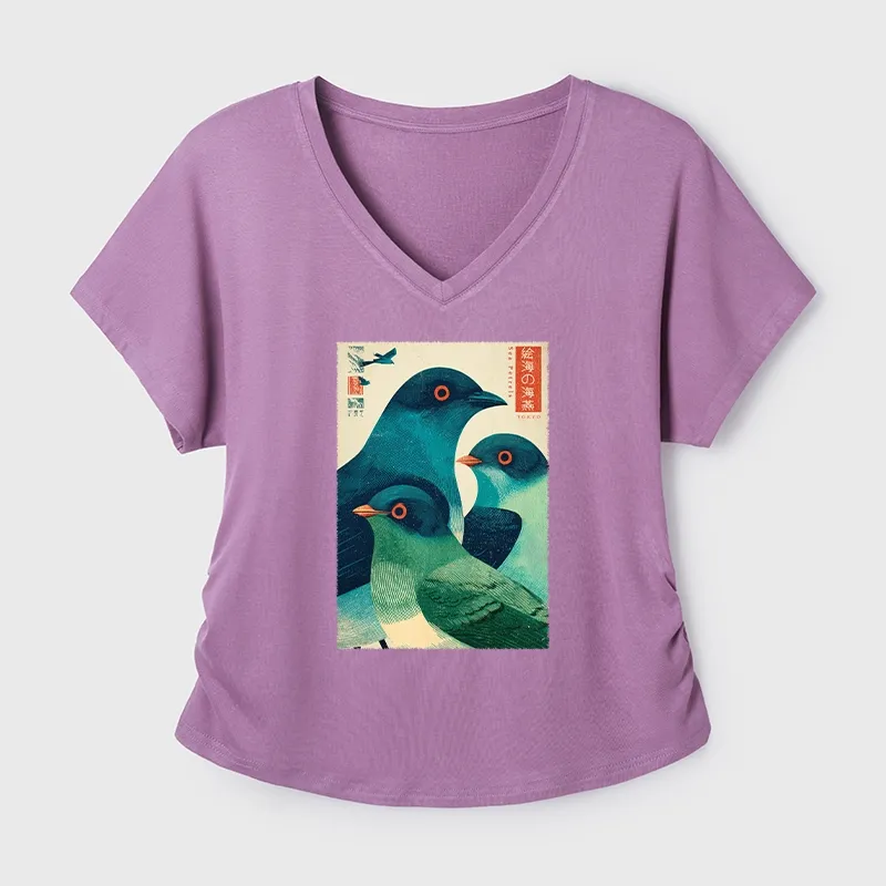 Tokyo-Tiger Petrels Of The Painted Sea Modal Dolman Sleeve T-Shirt