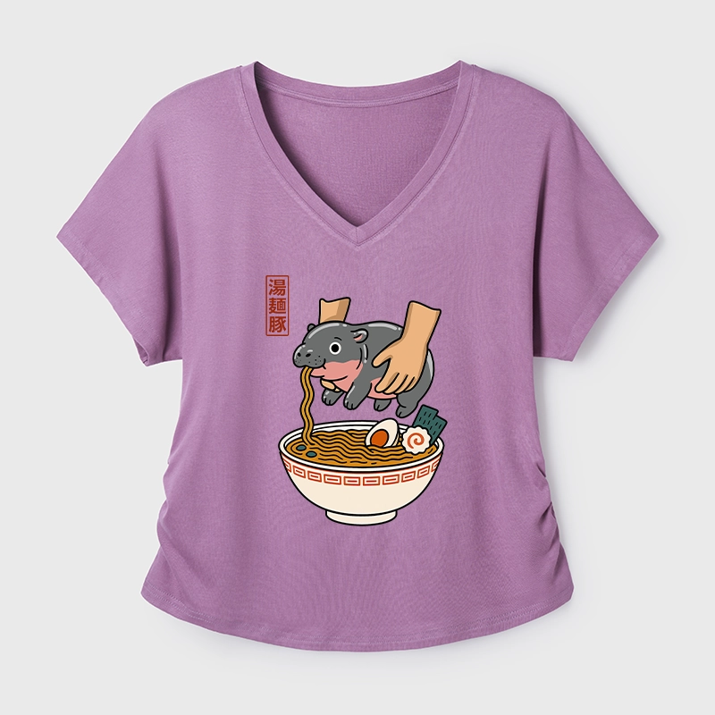 Tokyo-Tiger Noodles Got Me Modal Dolman Sleeve T-Shirt