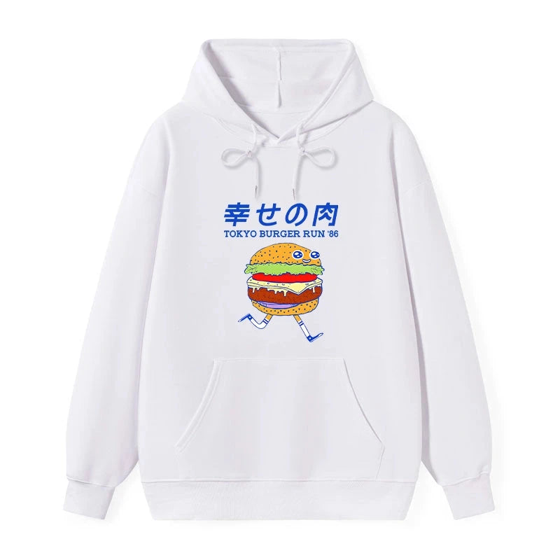 Tokyo-Tiger Tokyo Burger Run Japanese Classic Hoodie