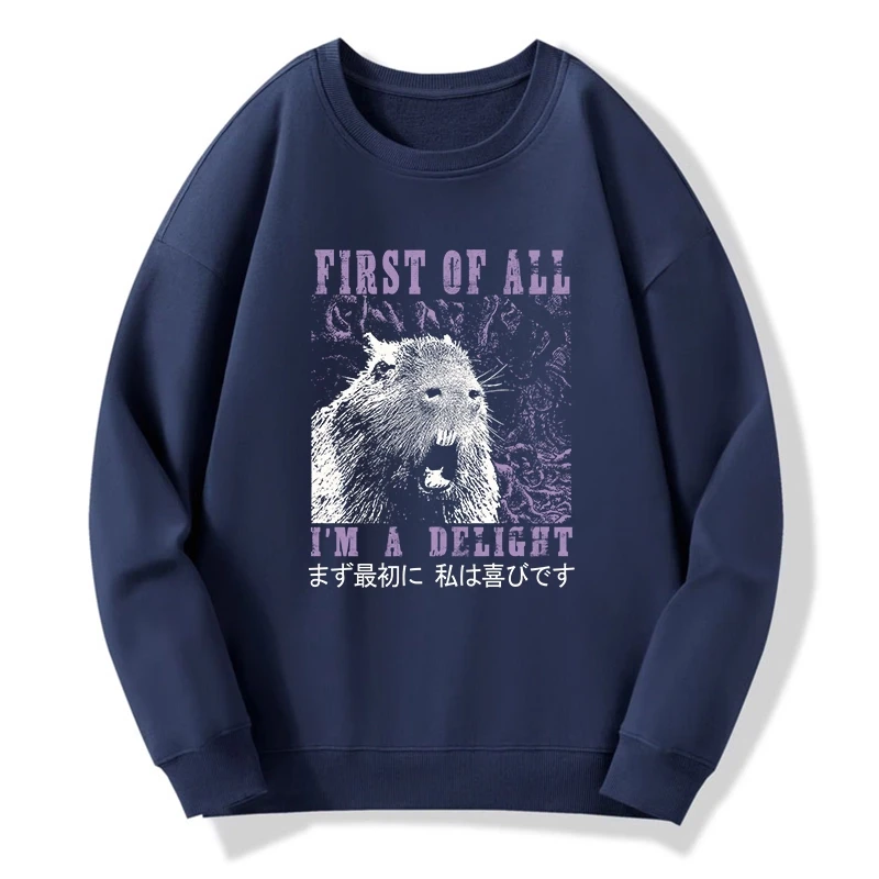 Tokyo-Tiger First Of All I'm A Delight Sweatshirt
