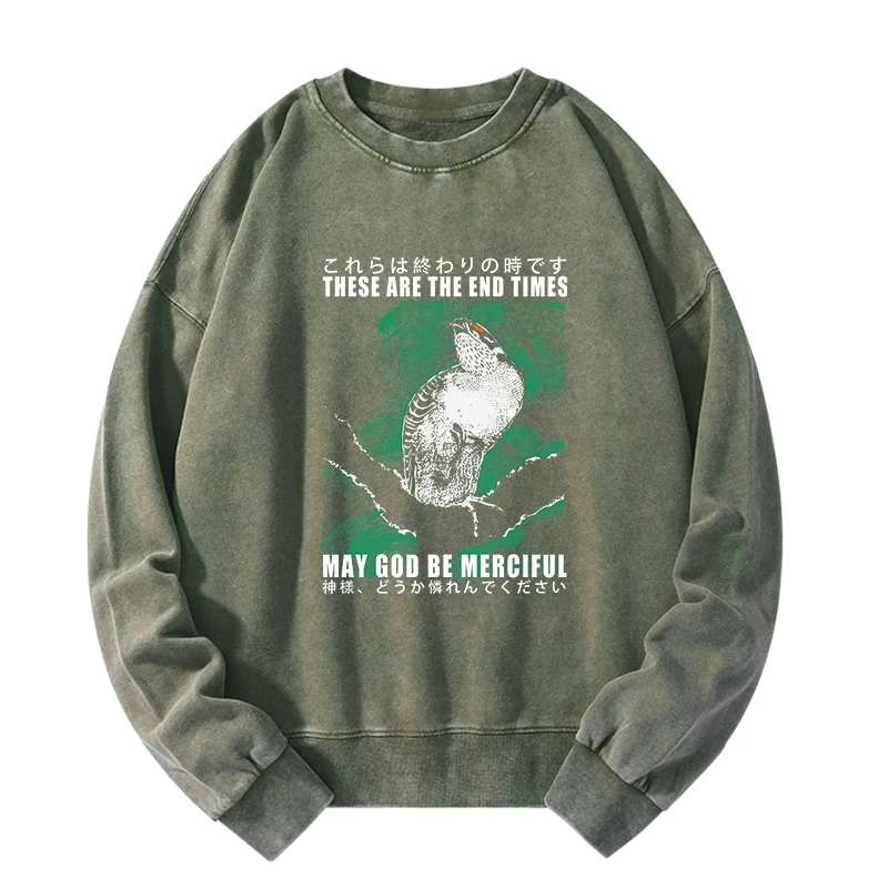 Tokyo-Tiger These Are The End Bird Washed Sweatshirt