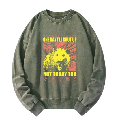 Tokyo-Tiger Negative Possum Japanese Washed Sweatshirt