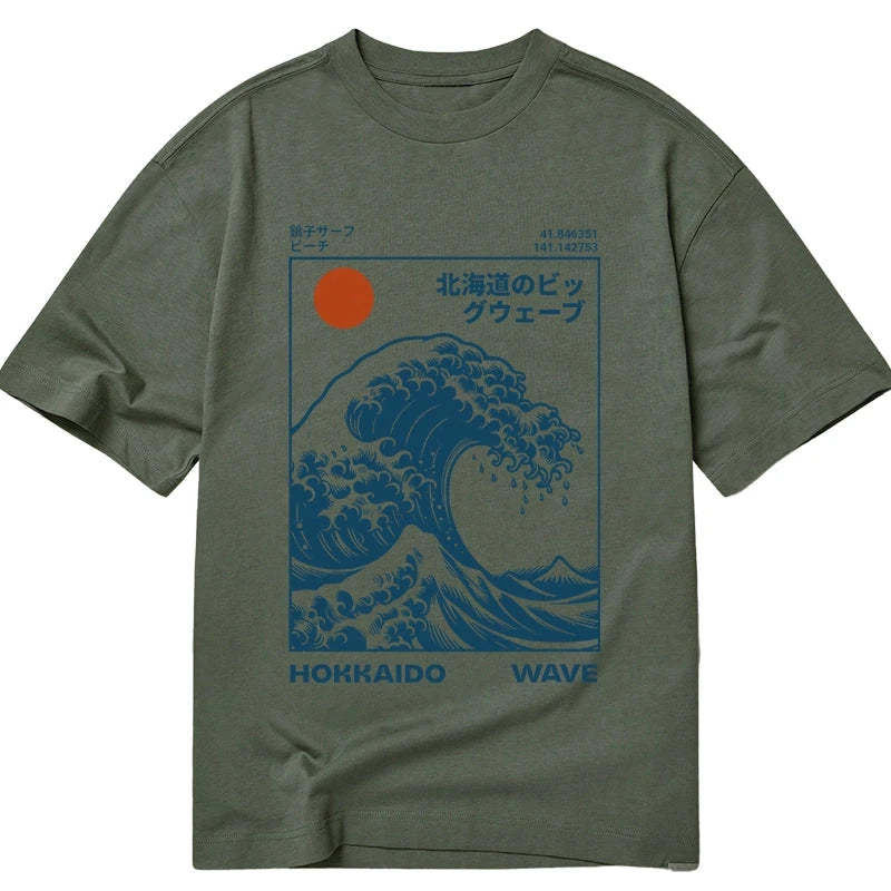 Tokyo-Tiger Hokkaido Wave Japan Classic T-Shirt