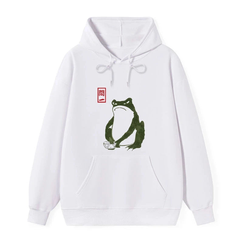 Tokyo-Tiger Woodblock Print Frog Classic Hoodie