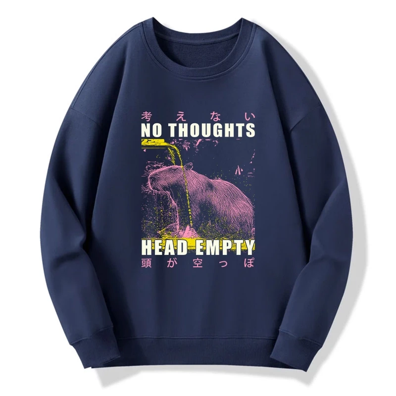 Tokyo-Tiger No Thoughts Head Empty Sweatshirt