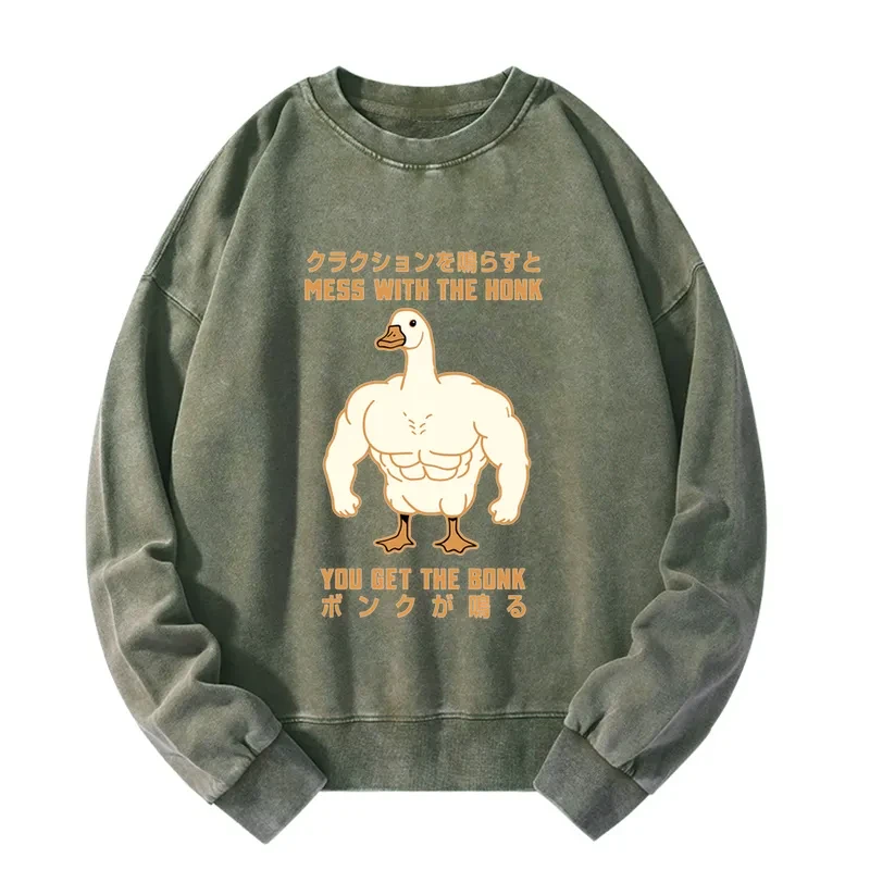 Tokyo-Tiger Strong Goose Japanese Washed Sweatshirt