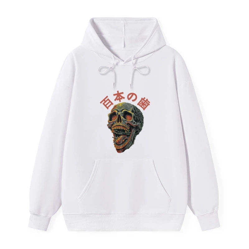 Tokyo-Tiger Terrifying And Disgusting Skull Classic Hoodie Sale