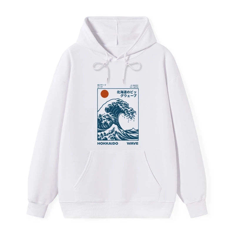 Tokyo-Tiger Hokkaido Wave Japan Classic Hoodie Sale