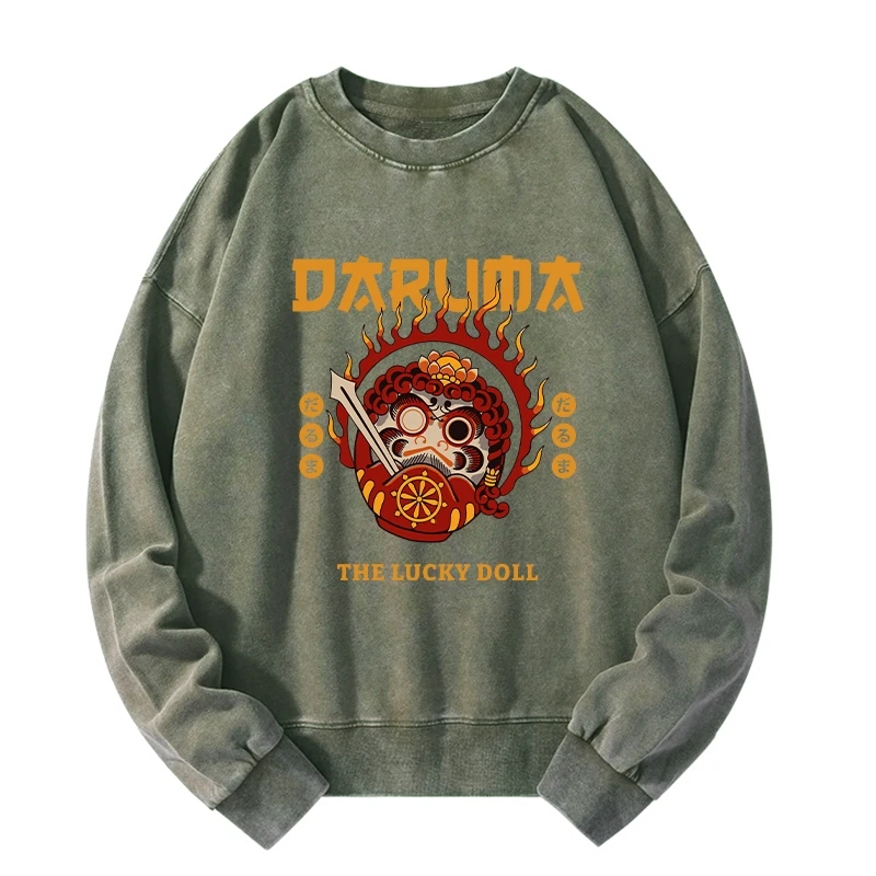 Tokyo-Tiger The Lucky Doll Washed Sweatshirt Sale